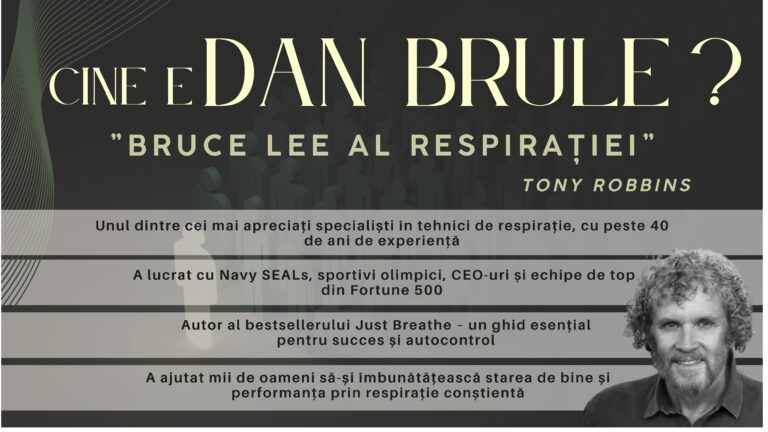 Terapia prin respirație cu Dan Brulé, pentru prima dată la Brașov