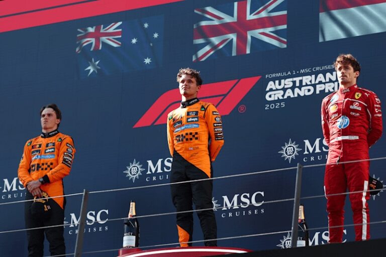 Marele Premiu al Austriei 2025: Norris, în sfârșit! Victorie pentru McLaren, Piastri pe doi, urmat de Leclerc