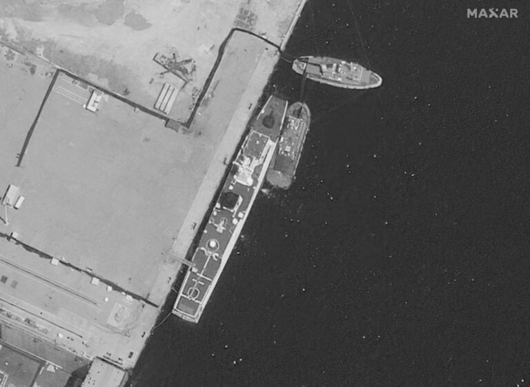 Exclusiv – Nava chineză avariată a Gărzii de Coastă se află în reparații la Hainan, arată imaginile satelitare
