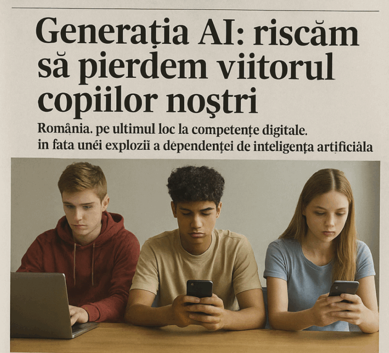Editorial | Generația AI: cum riscăm să ne pierdem tinerii în fața inteligenței artificiale