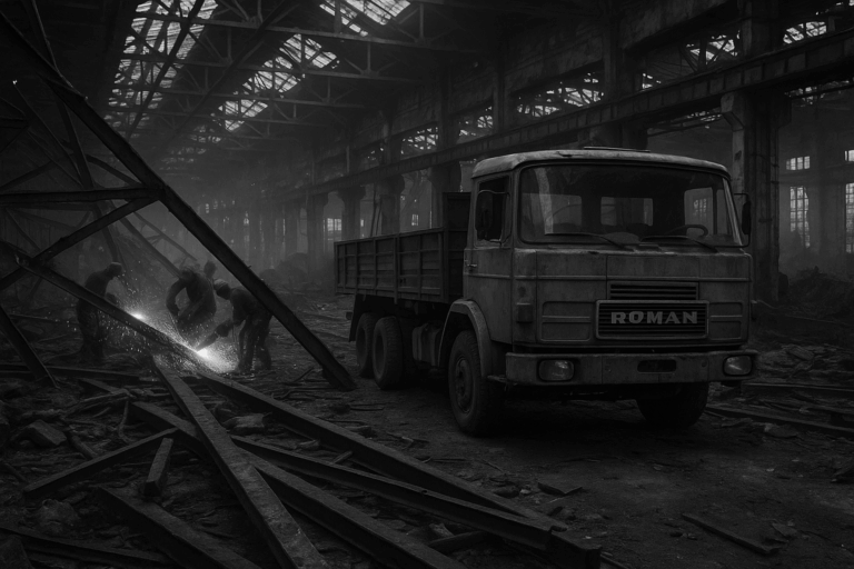 Editorial, episodul 1 | Ruinele industriale ale României – STEAGUL ROȘU, Fabrica de autoamioane