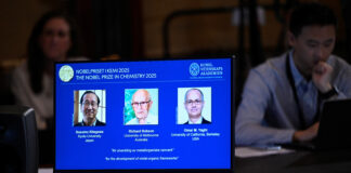 Trei cercetători câștigă Premiul Nobel pentru Chimie 2025 pentru materiale revoluționare, supranumite „geanta Hermionei”