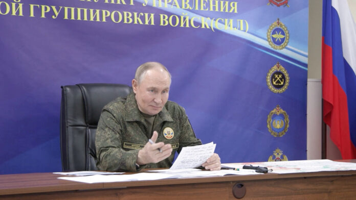 Russia's President Putin visits armed forces' command centre in the course of Russia-Ukraine conflict