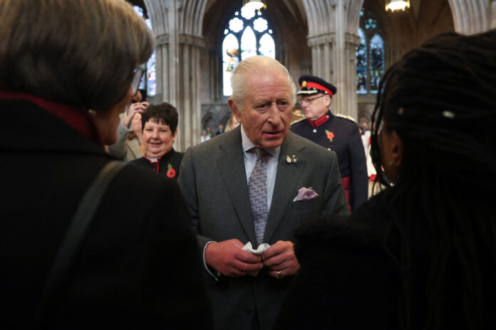 Britain's King Charles visits Staffordshire