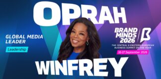 Oprah Winfrey vine pentru prima dată în România la BRAND MINDS – cel mai așteptat summit de business din Europa Centrală și de Est
