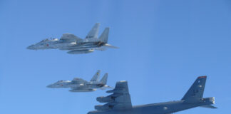 Japonia și SUA își afișează puterea aeriană după patrulele militare comune ale Chinei și Rusiei