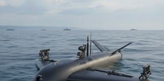 Dronă maritimă tip Sea Baby, detonată de armata română în Marea Neagră Dronă desenata cu gemini