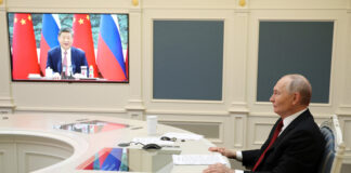 Xi și Putin laudă relațiile bilaterale într-un apel video, înainte de aniversarea războiului din Ucraina