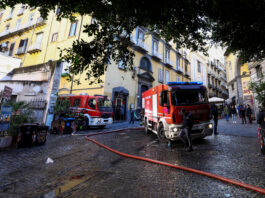 Incendiu devastator la teatrul istoric Sannazaro din Napoli