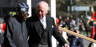 Regele Charles îl primește pe președintele Nigeriei în Marea Britanie, în vizită de stat