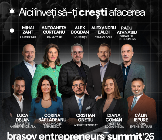 Conferința antreprenorilor din Brașov aproape SOLD-OUT. 70% din bilete deja epuizate.