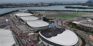 Incendiu la velodromul din Parcul Olimpic Rio, stins rapid fără victime