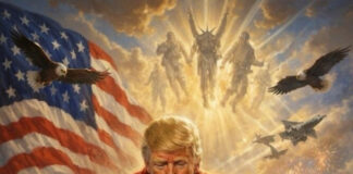 Donald Trump publică o imagine AI în ipostază „mesianică”, pe fondul tensiunilor cu Papa Leon