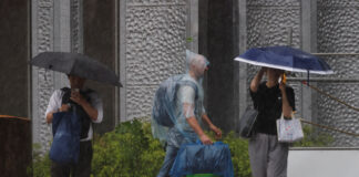 Furtuna tropicală Jangmi lovește Japonia: 60.000 de locuințe rămân fără electricitate și zboruri anulate (VIDEO)