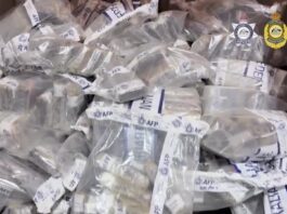 Australia a confiscat cocaină în valoare de 572 de milioane de dolari în cea mai mare captură de droguri din istoria țării