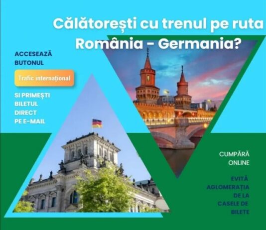 CFR Călători introduce bilete electronice către Germania